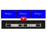 Steltronic Triple Monitors