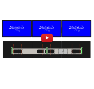 Steltronic Triple Monitors