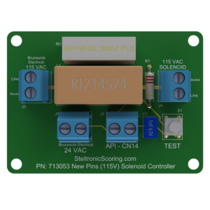 Steltronic New Pins (115V) Solenoid PCB