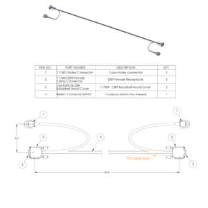 Steltronic lane computer to API cable.