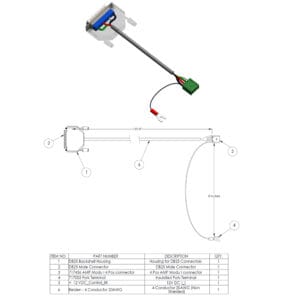 Steltronic QWERTY Keypad to API Cable