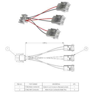 Steltronic Power/Splitter Cable