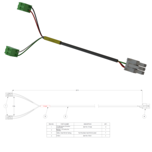 AMF 82-90 XL Front End Cycle Interface Cable