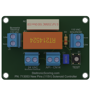Steltronic New Pins (High Voltage) Solenoid PCB